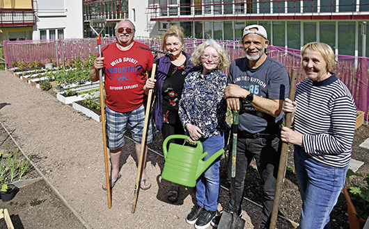 Gemeinschaftsgarten im Quartier Wölblin