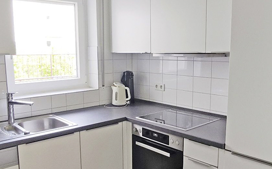 Küche im Gemeinschaftsraum Wölblin