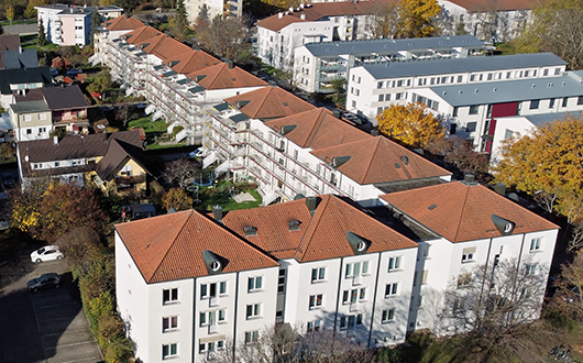 Stetten-Süd Neumatt von oben