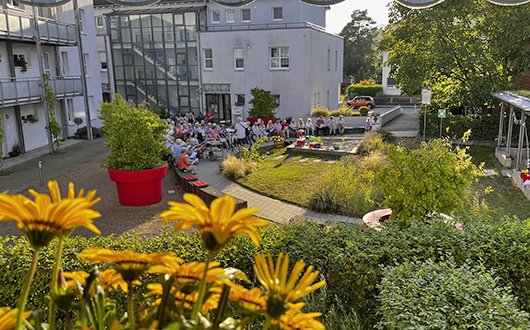 Innenhof der Stiftung Kunz